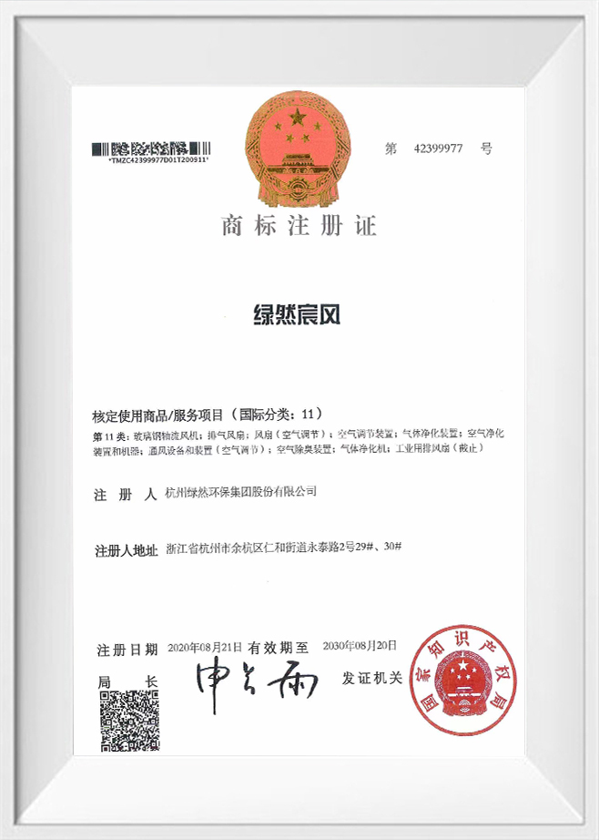 ใบรับรองการจดทะเบียนเครื่องหมายการค้า