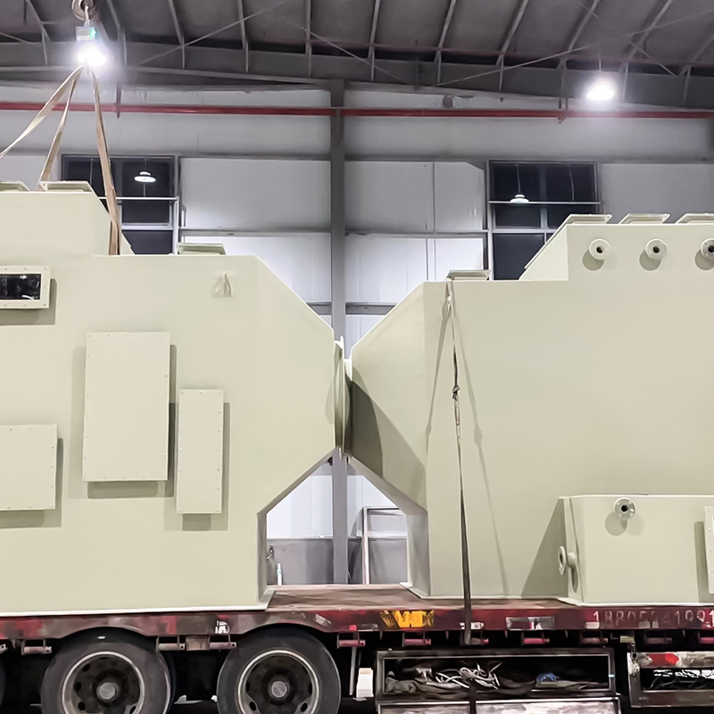 หอฟอกแนวนอน FRP