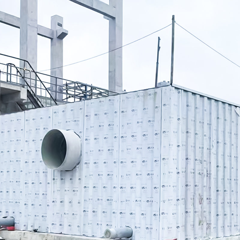 แผ่นกรองกำจัดกลิ่นทางชีวภาพ FRP