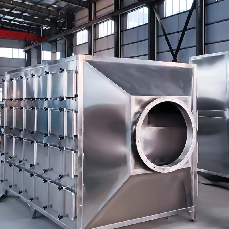 โครงสร้างลิ้นชักกล่องดูดซับถ่านกัมมันต์สแตนเลส 304