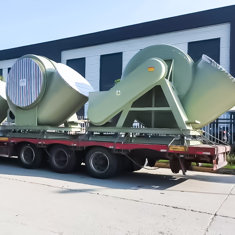 พัดลมป้องกันการกัดกร่อนแรงดันปานกลางและต่ำ FRP