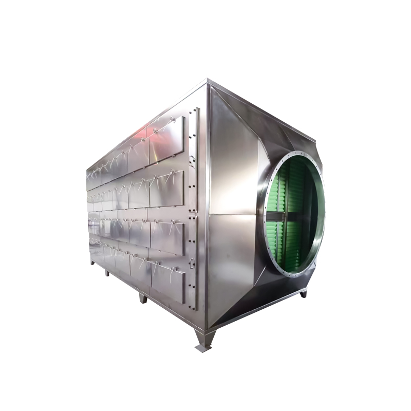 โครงสร้างลิ้นชักกล่องดูดซับถ่านกัมมันต์สแตนเลส 304