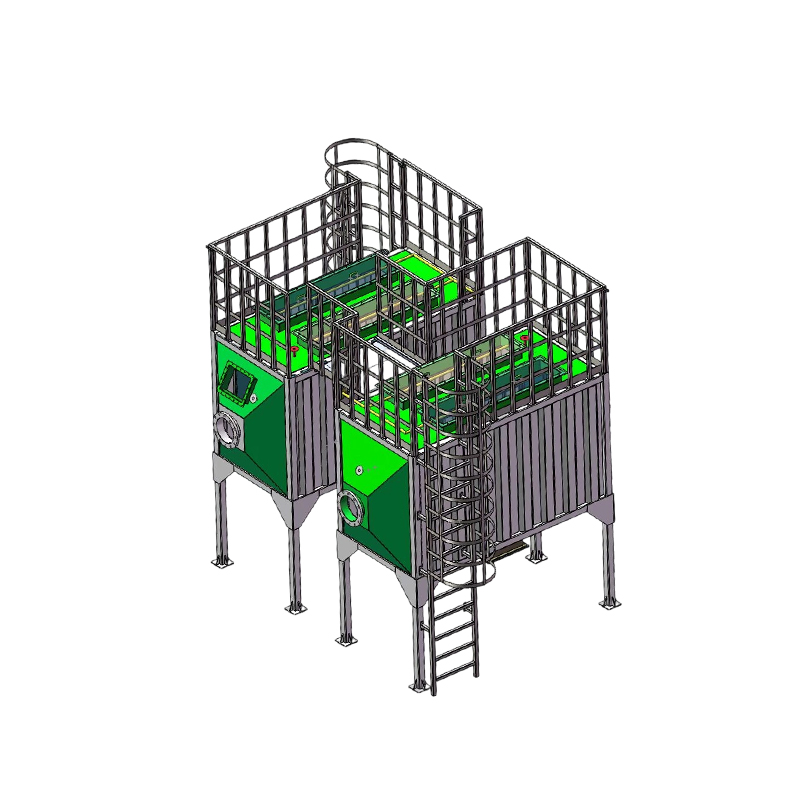 โหลดด้านบนและด้านล่างโหลดกล่องดูดซับคาร์บอนกัมมันต์ที่ทำจากเหล็กกล้าคาร์บอน